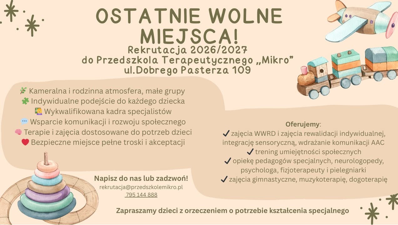 Przedszkole Terapeutyczne MIKRO